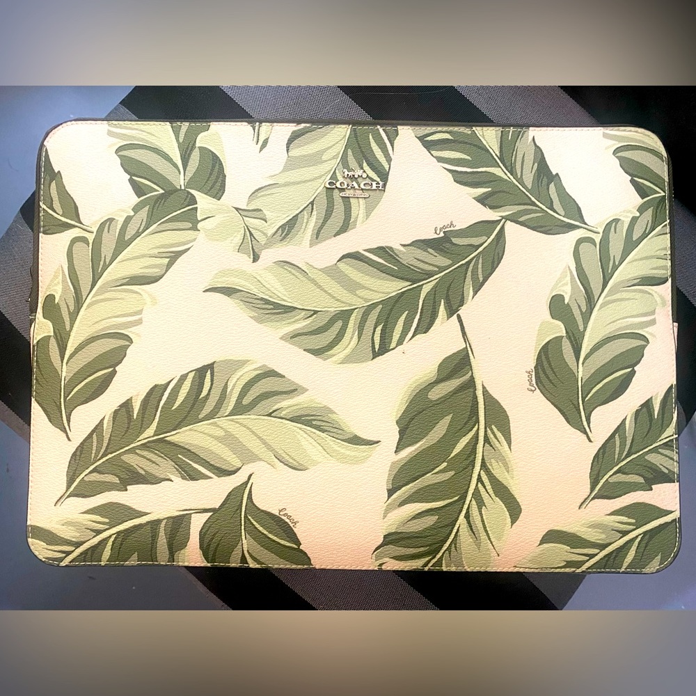 Coach laptop case